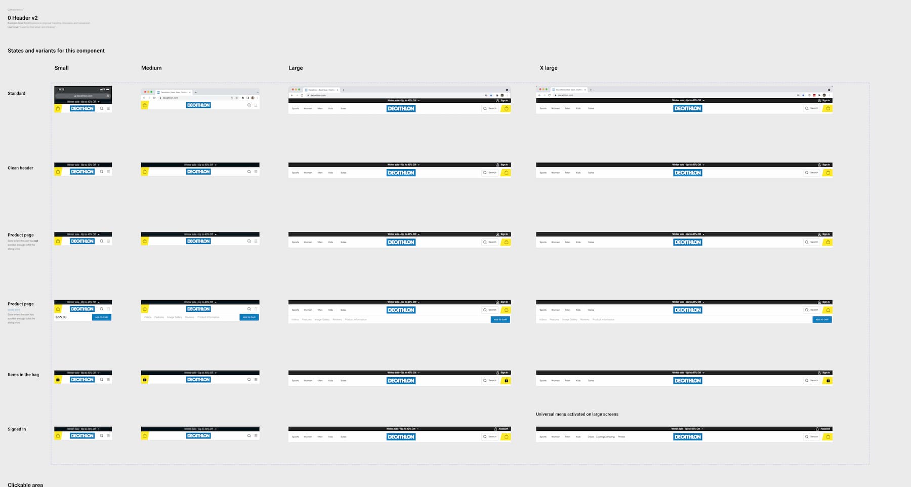 Decathlon USA Design library